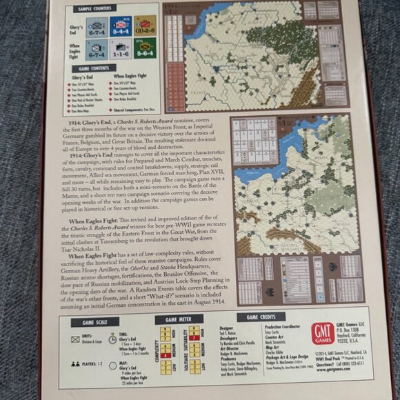 1914: Glory's End / When Eagles Fight (open, unpunched) GMT Games - Picture 7 of 16